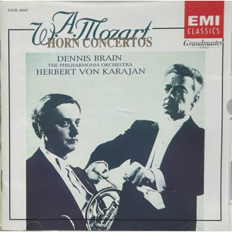 MOZART - Brain - Concerto pour cor et orchestre n°1 en ré majeur K.412 - 5 remastered by Yoshio Okazaki, import Japon..